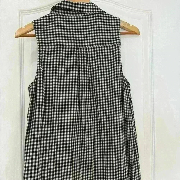 Forever 21 Stylish Longline Vest | Jacket | No sleeve | Checkered - Picture 6 of 6